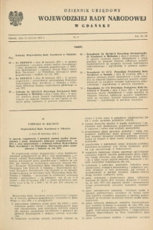 Dziennik Urzędowy Wojewódzkiej Rady Narodowej w Gdańsku. 1973, nr 8 (12 czerwca)