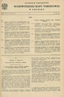 Dziennik Urzędowy Wojewódzkiej Rady Narodowej w Gdańsku. 1973, nr 13 (6 września)