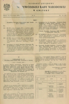 Dziennik Urzędowy Wojewódzkiej Rady Narodowej w Gdańsku. 1973, nr 15 (30 września)