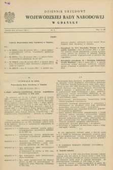 Dziennik Urzędowy Wojewódzkiej Rady Narodowej w Gdańsku. 1974, nr 3 (15 marca)