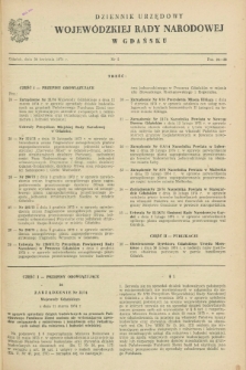 Dziennik Urzędowy Wojewódzkiej Rady Narodowej w Gdańsku. 1974, nr 5 (30 kwietnia)