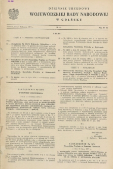 Dziennik Urzędowy Wojewódzkiej Rady Narodowej w Gdańsku. 1974, nr 13 (5 listopada)