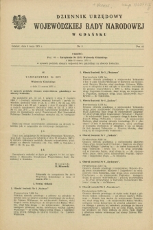 Dziennik Urzędowy Wojewódzkiej Rady Narodowej w Gdańsku. 1975, nr 9 (5 maja)