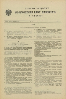Dziennik Urzędowy Wojewódzkiej Rady Narodowej w Gdańsku. 1975, nr 16 (24 listopada)