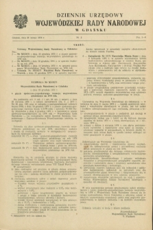 Dziennik Urzędowy Wojewódzkiej Rady Narodowej w Gdańsku. 1976, nr 2 (26 lutego)