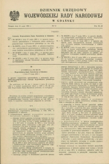 Dziennik Urzędowy Wojewódzkiej Rady Narodowej w Gdańsku. 1976, nr 10 (31 maja)