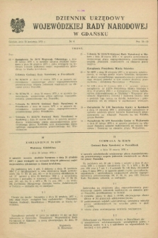 Dziennik Urzędowy Wojewódzkiej Rady Narodowej w Gdańsku. 1978, nr 4 (28 kwietnia)