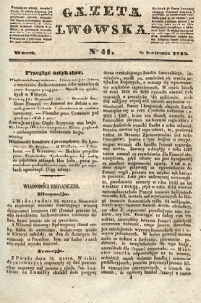 Gazeta Lwowska. 1845, nr 41