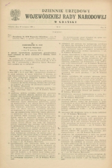 Dziennik Urzędowy Wojewódzkiej Rady Narodowej w Gdańsku. 1980, nr 6 (30 kwietnia)