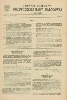 Dziennik Urzędowy Wojewódzkiej Rady Narodowej w Gdańsku. 1982, nr 6 (31 maja)