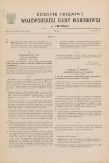 Dziennik Urzędowy Wojewódzkiej Rady Narodowej w Gdańsku. 1982, nr 13 (28 września)