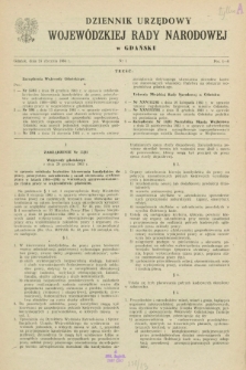 Dziennik Urzędowy Wojewódzkiej Rady Narodowej w Gdańsku. 1984, nr 1 (24 stycznia)