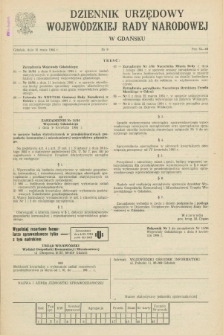 Dziennik Urzędowy Wojewódzkiej Rady Narodowej w Gdańsku. 1984, nr 9 (31 maja)