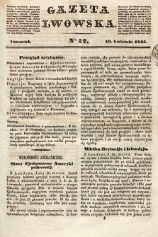 Gazeta Lwowska. 1845, nr 42