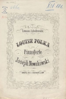 Louise : polka : pour le pianoforte