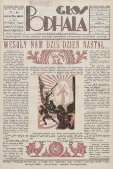 Głos Podhala : aktualny tygodnik powiatów: gorlickiego, jasielskiego, limanowskiego, nowosądeckiego, nowotarskiego i żywieckiego. 1935, nr 16