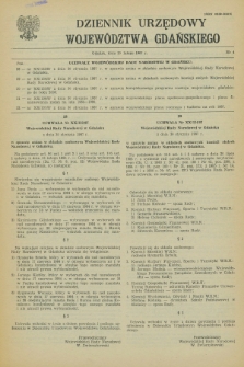 Dziennik Urzędowy Województwa Gdańskiego. 1987, nr 4 (25 lutego)