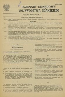 Dziennik Urzędowy Województwa Gdańskiego. 1987, nr 20 (30 października)