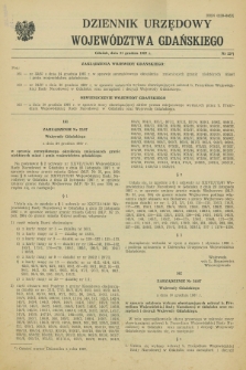 Dziennik Urzędowy Województwa Gdańskiego. 1987, nr 25 (31 grudnia)