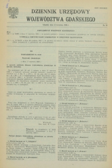 Dziennik Urzędowy Województwa Gdańskiego. 1988, nr 19 (12 września)