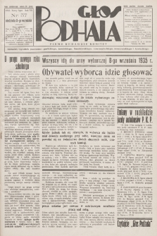 Głos Podhala : aktualny tygodnik powiatów: gorlickiego, jasielskiego, limanowskiego, nowosądeckiego, nowotarskiego i żywieckiego. 1935, nr 37