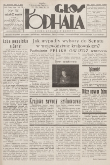 Głos Podhala : aktualny tygodnik powiatów: gorlickiego, jasielskiego, limanowskiego, nowosądeckiego, nowotarskiego i żywieckiego. 1935, nr 39