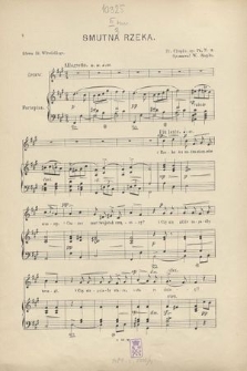 Smutna rzeka : op. 74, n. 3.