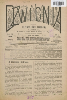 Dźwignia Przemysłowo-Handlowa Illustrowana : organ Kraj. Tow. Kupców i Przemysłowców. R.3, nr 1 (1 stycznia 1896)