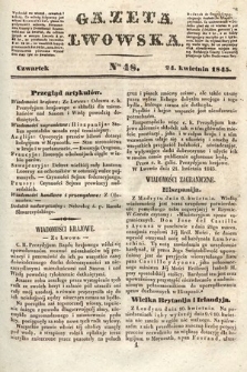 Gazeta Lwowska. 1845, nr 48