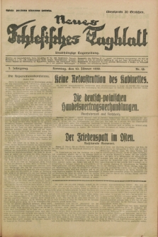 Neues Schlesisches Tagblatt : unabhängige Tageszeitung. Jg.2, Nr. 12 (13 Jänner 1929)