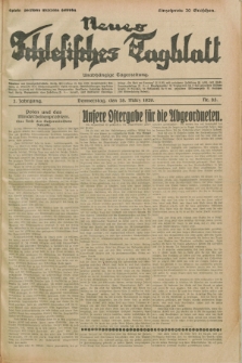 Neues Schlesisches Tagblatt : unabhängige Tageszeitung. Jg.2, Nr. 85 (28 März 1929)