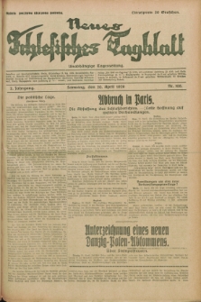 Neues Schlesisches Tagblatt : unabhängige Tageszeitung. Jg.2, Nr. 106 (20 April 1929)