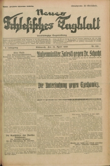 Neues Schlesisches Tagblatt : unabhängige Tageszeitung. Jg.2, Nr. 110 (24 April 1929)