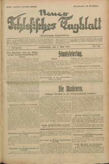 Neues Schlesisches Tagblatt : unabhängige Tageszeitung. Jg.2, Nr. 118 (2 Mai 1929)