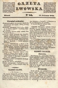 Gazeta Lwowska. 1845, nr 50