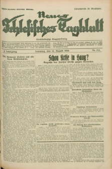 Neues Schlesisches Tagblatt : unabhängige Tageszeitung. Jg.2, Nr. 213 (10 August 1929)