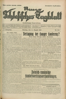 Neues Schlesisches Tagblatt : unabhängige Tageszeitung. Jg.2, Nr. 215 (12 August 1929)