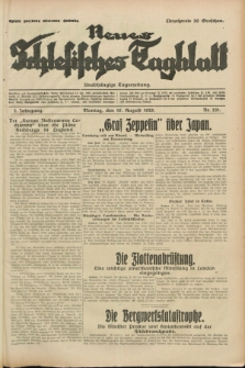 Neues Schlesisches Tagblatt : unabhängige Tageszeitung. Jg.2, Nr. 221 (19 August 1929)