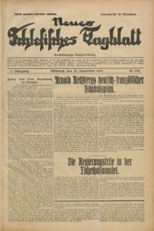 Neues Schlesisches Tagblatt : unabhängige Tageszeitung. Jg.2, Nr. 258 (25 September 1929)