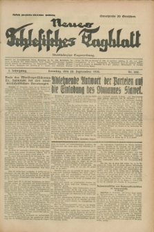 Neues Schlesisches Tagblatt : unabhängige Tageszeitung. Jg.2, Nr. 262 (29 September 1929)