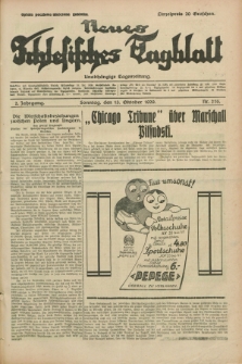 Neues Schlesisches Tagblatt : unabhängige Tageszeitung. Jg.2, Nr. 276 (13 Oktober 1929)