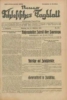 Neues Schlesisches Tagblatt : unabhängige Tageszeitung. Jg.2, Nr. 277 (14 Oktober 1929)