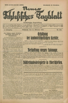 Neues Schlesisches Tagblatt : unabhängige Tageszeitung. Jg.2, Nr. 279 (16 Oktober 1929)