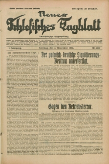 Neues Schlesisches Tagblatt : unabhängige Tageszeitung. Jg.2, Nr. 296 (3 November 1929)