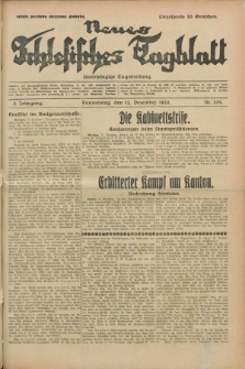 Neues Schlesisches Tagblatt : unabhängige Tageszeitung. Jg.2, Nr. 334 (12 Dezember 1929)