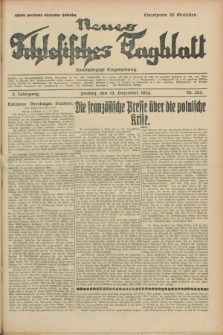 Neues Schlesisches Tagblatt : unabhängige Tageszeitung. Jg.2, Nr. 335 (13 Dezember 1929)