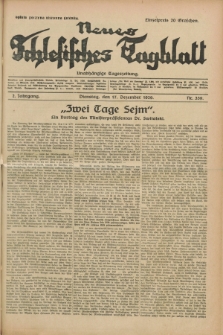 Neues Schlesisches Tagblatt : unabhängige Tageszeitung. Jg.2, Nr. 339 (17 Dezember 1929)