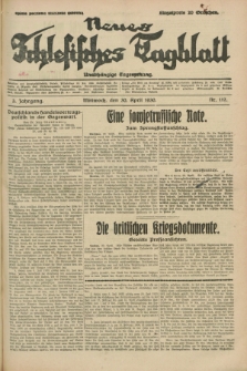 Neues Schlesisches Tagblatt : unabhängige Tageszeitung. Jg.3, Nr. 117 (30 April 1930)