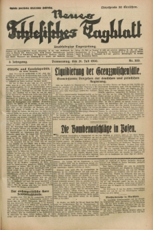 Neues Schlesisches Tagblatt : unabhängige Tageszeitung. Jg.3, Nr. 203 (31 Juli 1930)