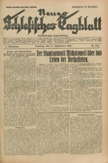 Neues Schlesisches Tagblatt : unabhängige Tageszeitung. Jg.3, Nr. 254 (21 September 1930)